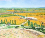 John A. Walker, After Vincent 1 (2008), oil on linen 100 x 120cm