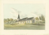 John Hassell, Byfleet Church (1823), Reproduced by permission of Surrey History Centre