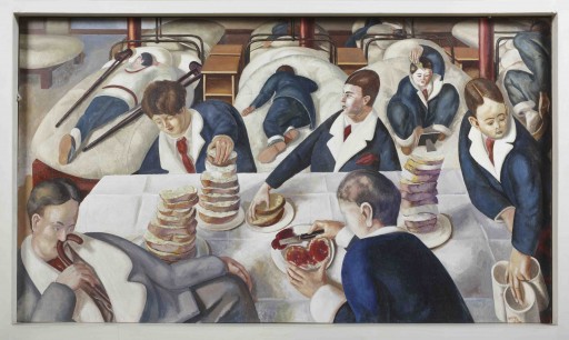 Stanley Spencer, Tea in the Hospital Ward, Stanley Spencer at Sandham Memorial Chapel © National Trust/ John Hammond