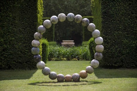 Fiamma Colonna Montagu, Portal: World Within Worlds, 2013, ceramic stoneware, 200 x 200 cm, price £18,000, © Annabel Moeller