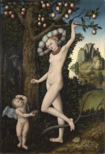 Lucas Cranach the Elder (1472   1553) Cupid complaining to Venus, about 1525 Oil on wood The National Gallery, London © The National Gallery, London