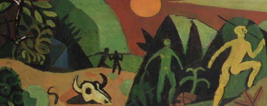 Keith Vaughan, detail of ‘Theseus’ (final study for the Dome of Discovery at The Festival of Britain), c.1950. © The Estate of Keith Vaughan