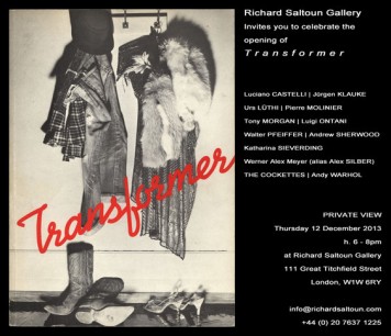 Transformer (re)opens in London on 13 December